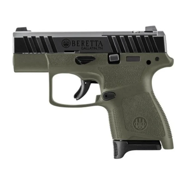 Beretta U.S.A. Beretta APX A1 Carry Handgun 9mm Luger 8rd Magazine 3" Barrel OD Green with Black Slide