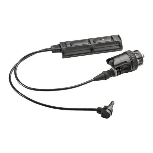 Surefire DS-SR)7-D-IT black weapon light switch assembly with pressure pad and dual cables