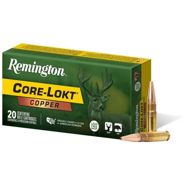 Remington Arms Co. Inc. Remington Core-Lokt Copper Rifle Ammunition .300 Blackout 120gr CHP 2100 fps 20/ct