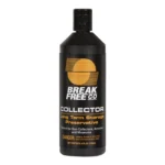 Break-Free Collector Long Term Storage, black bottle with black cap and yellow label