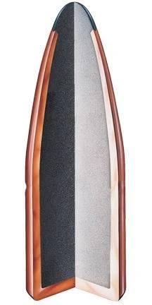 primary-29903 Hornady Traditional Varmint Bullets, cutaway bullet showing copper jacket and gray core