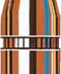 Hornady Traditional Varmint Bullets, copper-colored bullet cutaway view
