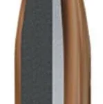 Hornady Traditional Varmint Bullets, cutaway view of a copper-colored pointed bullet