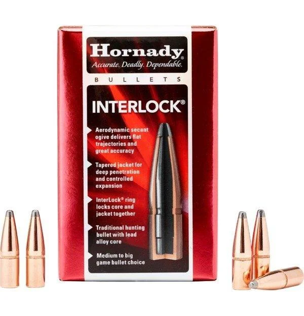 primary-30004 Hornady Mfg Hornady InterLock Bullets .30 cal .308" 150 gr BTSP 100/ct