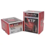 Hornady Handgun Bullets XTPHP, two red product boxes shown from front and angled views