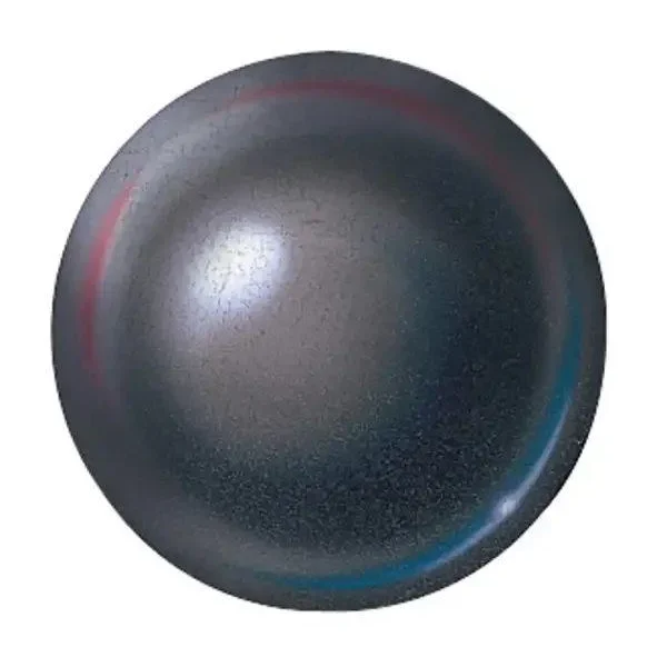 Hornady Muzzleloader Lead Round Balls, dark gray round ball with subtle red and blue reflections
