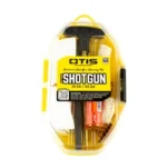 OTIS MULTI CAL SHOTGUN CLEANING KIT, yellow oval case with visible cleaning components, front view