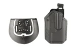 BLACKHAWK BH OMNIVORE L2 HLSTR TLR 1/2 RH BK, black holster with belt mount shown separately