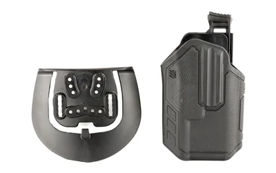 primary-30199 BLACKHAWK BH OMNIVORE L2 HLSTR TLR 1/2 RH BK, black holster with belt mount shown separately
