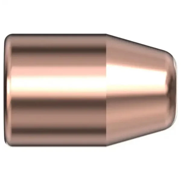 Hornady FMJ Handgun Bullets 10mm .400 180gr FMJ FP, copper-coloured bullet side view