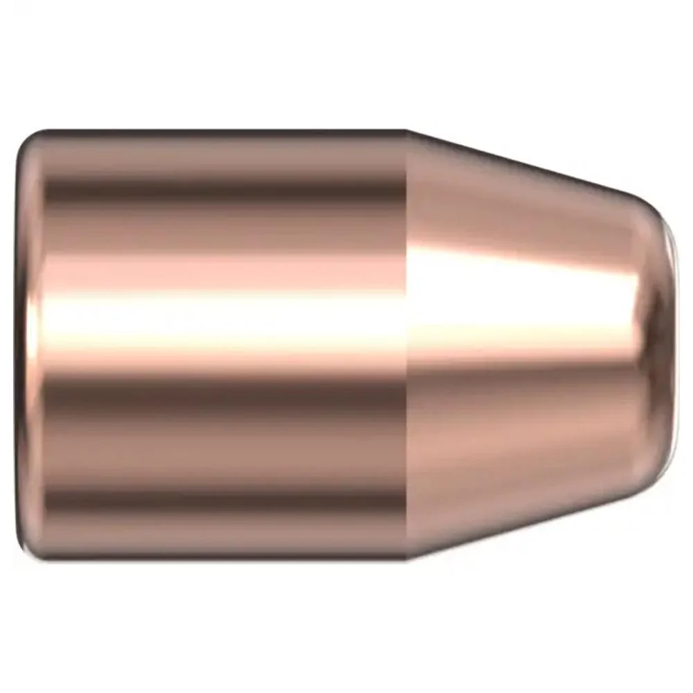 primary-30242 Hornady FMJ Handgun Bullets 10mm .400 180gr FMJ FP, copper-coloured bullet side view