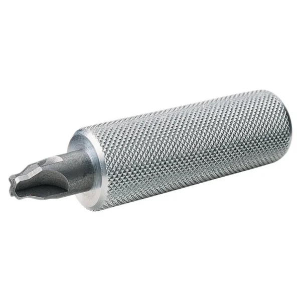 Hornady Primer Pocket Reamer Kit - Large, silver side view with knurled handle and reamer tip