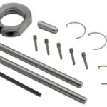 Hornady Die Maintenance Kit, assorted springs, clips, pins, ring and hex keys laid out
