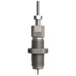 Hornady Full Length Die for Series III, silver metal die shown upright with threaded body