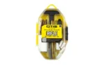 OTIS MULTI CAL RIFLE CLEANING KIT, yellow oval case with tools visible, front view