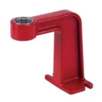 Hornady Load Fast Powder Measure Stand, red upright stand with threaded top opening