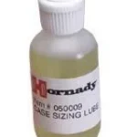 Hornady Case Sizing Lube in a small translucent bottle with white cap