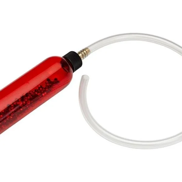 Hornady LOCK-N-LOAD AP Deluxe Spent Primer Catcher, red container with clear flexible tube