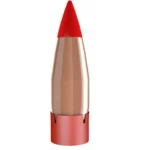 Hornady Bore Driver ELD-X Muzzleloader Bullets, copper bullet with pointed red tip and red base