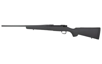 Howa M1500 SPR Light rifle, black, left-side view with synthetic stock and bolt action