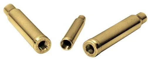 primary-30761 Hornady Lock-N-Load Modified Case A Series, three brass cases shown at angled views