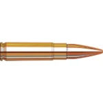 Frontier Rifle Ammunition, side-view illustration of a brass cartridge