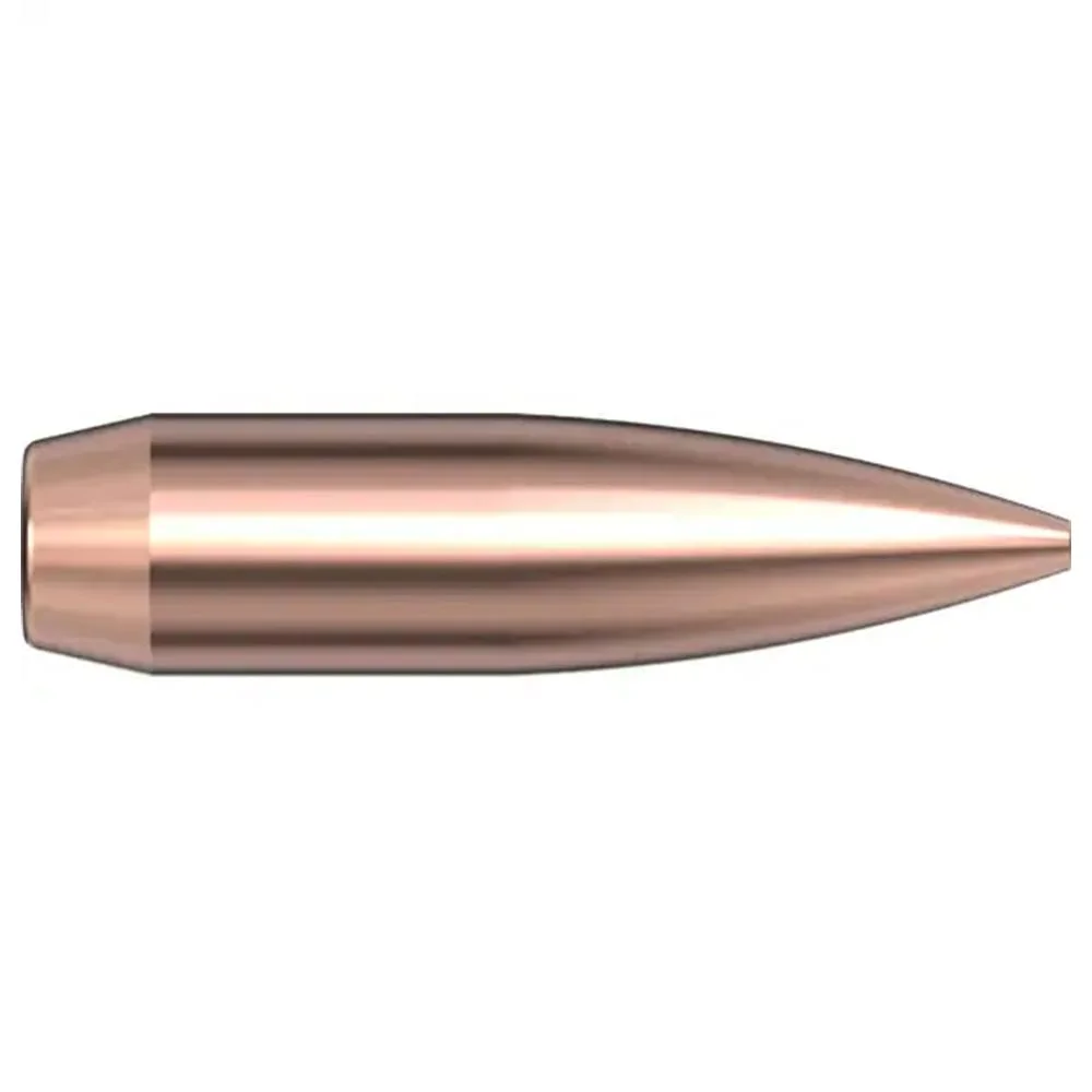 primary-30826 Hornady Aeromatch Rifle Bullets SEQUENTIAL .30 Cal .308 168 gr HPBT, side view of copper bullet