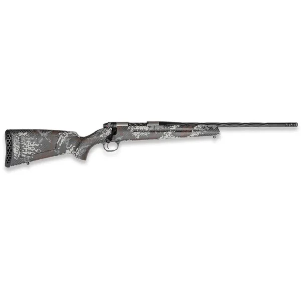 Weatherby Mark V Backcountry Capra Rifle .240 Wby Mag 2rd Capacity 21" 1/2x28 Barrel with 2" Muzzle Brake Grey Brown