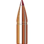 Hornady CX Bullets, cutaway side illustration showing a pointed copper-coloured bullet
