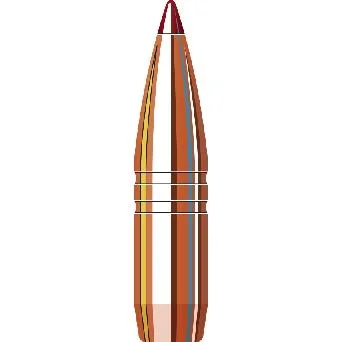 primary-30835 Hornady CX Bullets, cutaway view of copper-coloured pointed bullet with red tip