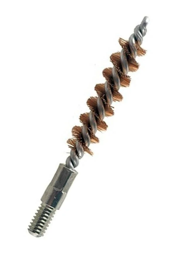 primary-30862 Hornady Case Neck Brush, angled view with bronze bristles and threaded metal base