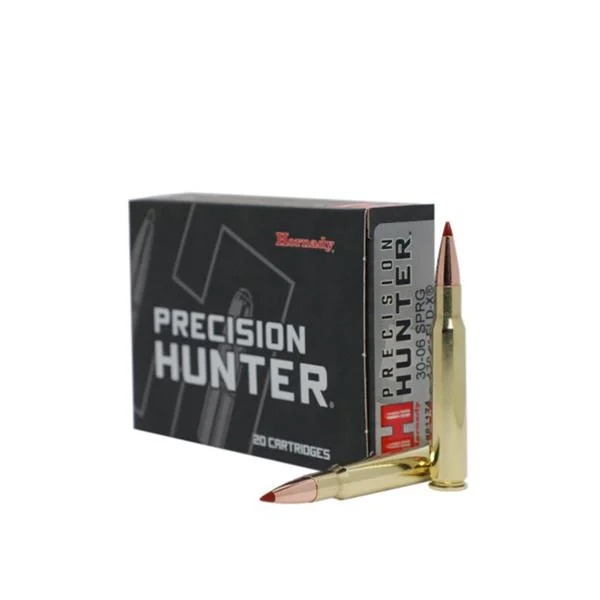 Hornady Mfg Hornady Precision Hunter Rifle Ammunition .30-06 Sprg 178 gr ELD-X 2750 fps 20/ct