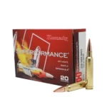 Hornady Superformance Rifle Ammunition, red box with three visible cartridges