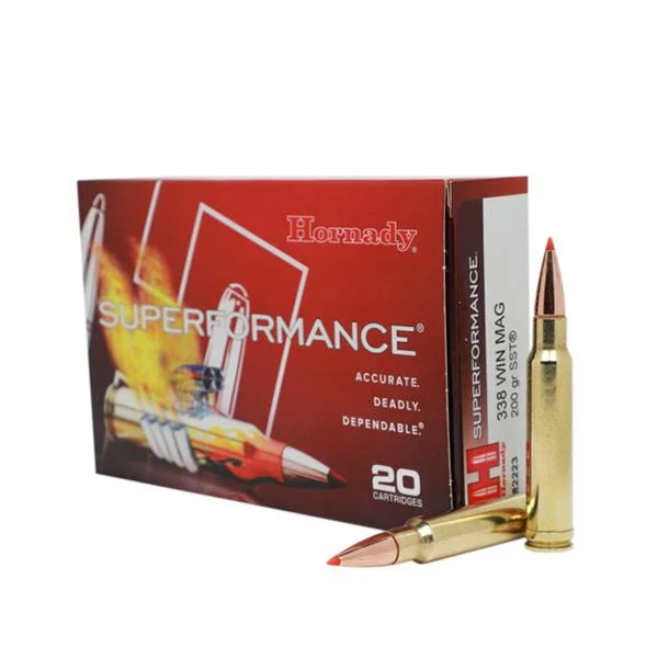 Hornady Mfg Hornady Superformance Rifle Ammunition .338 Win Mag 200 gr SST 3030 fps 20/ct