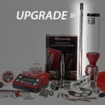 Hornady Lock-N-Load IRON PRESS Auto Prime System Upgrade, red and silver components displayed
