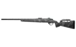 Seekins Havak PH3 gray and black bolt-action rifle, right-side view with skeletonized stock