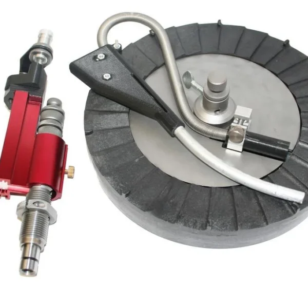 Hornady Lock-N-Load Rifle Bullet Conversion, round black assembly with tubing and red metal part