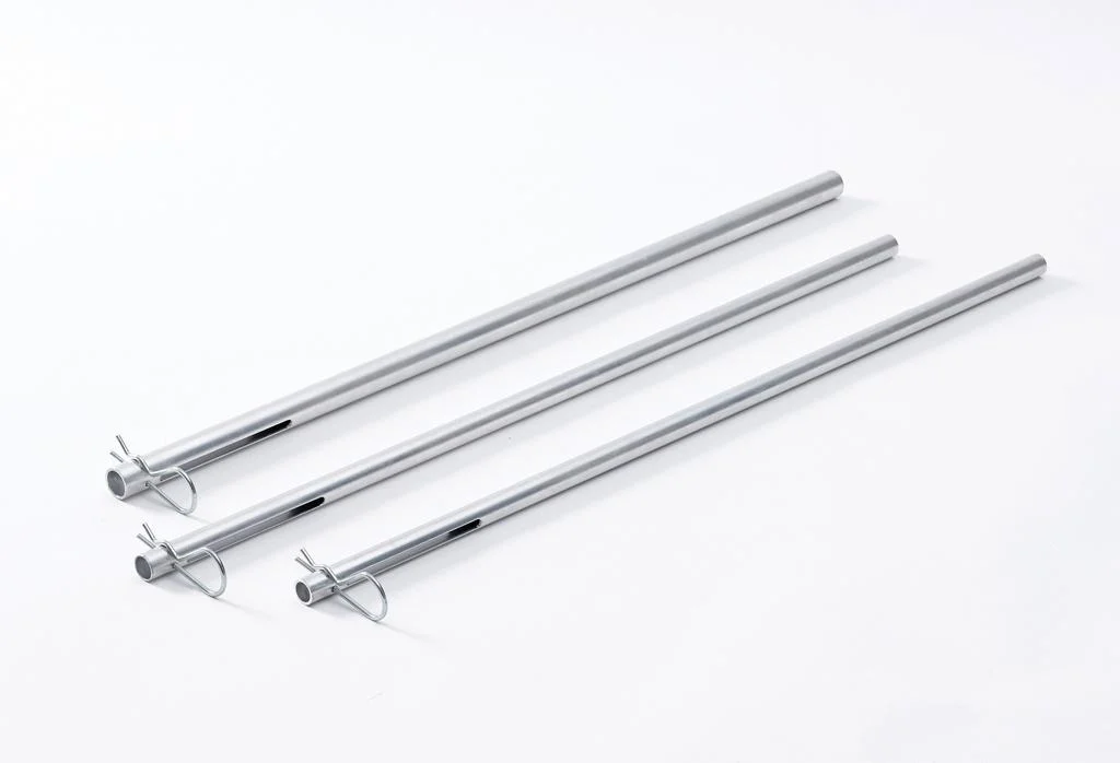 primary-31159 Hornady Lock-N-Load Bullet Tube, angled view of four clear tubes with metal clips