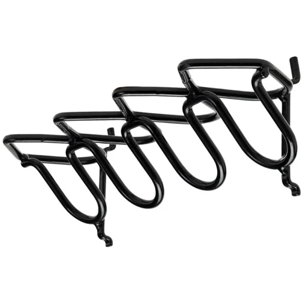Hornady 4 Gun Rack black metal rack with four padded loops