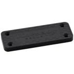 Hornady Magnetic Handgun Mount Black, angled top view with textured rectangular surface