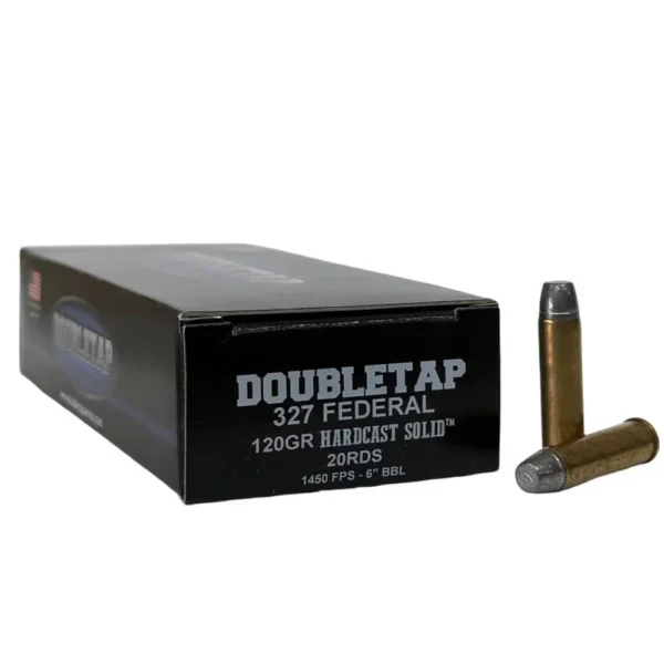 Double Tap Ammunition Double Tap Hardcast Solid Handgun Ammunition .327 Fed Mag 120gr WFNGC 1250 fps 20/ct