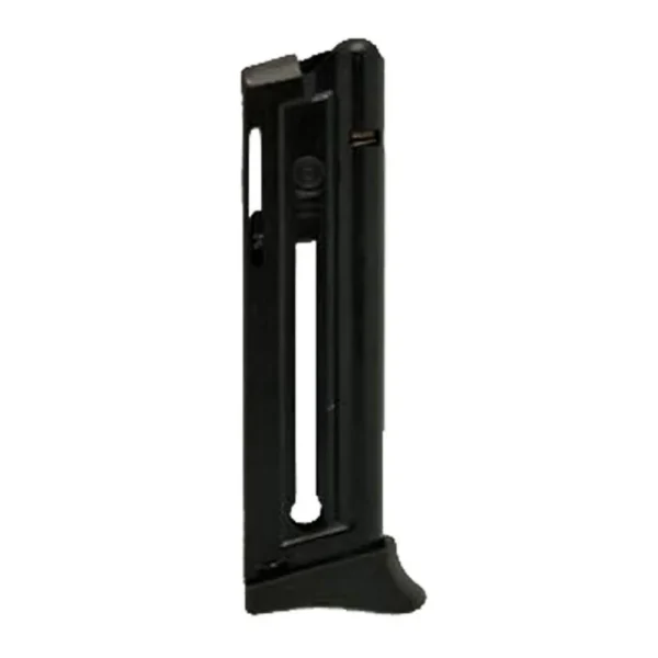 Bersa Thunder 22LR & Firestorm 22 Handgun Magazine, black front view with extended finger rest