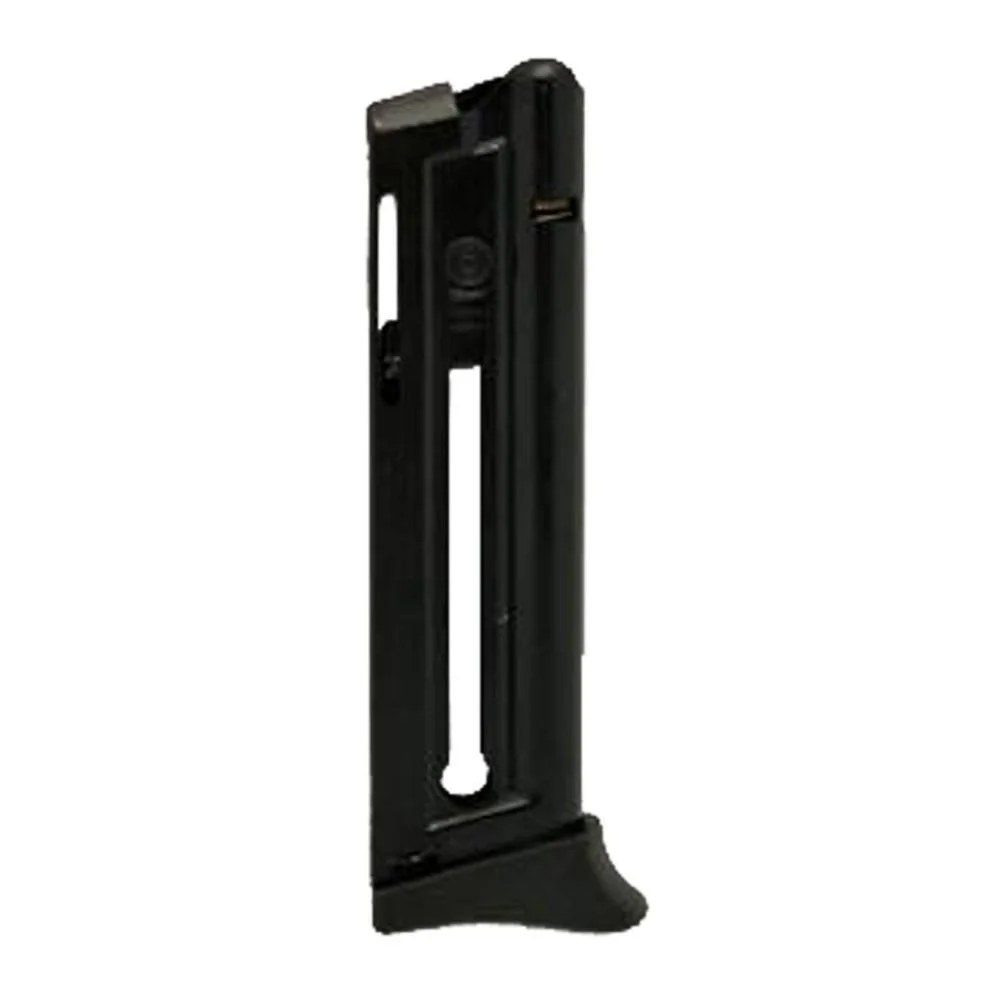primary-31289 Bersa Thunder 22LR & Firestorm 22 Handgun Magazine, black front view with extended finger rest