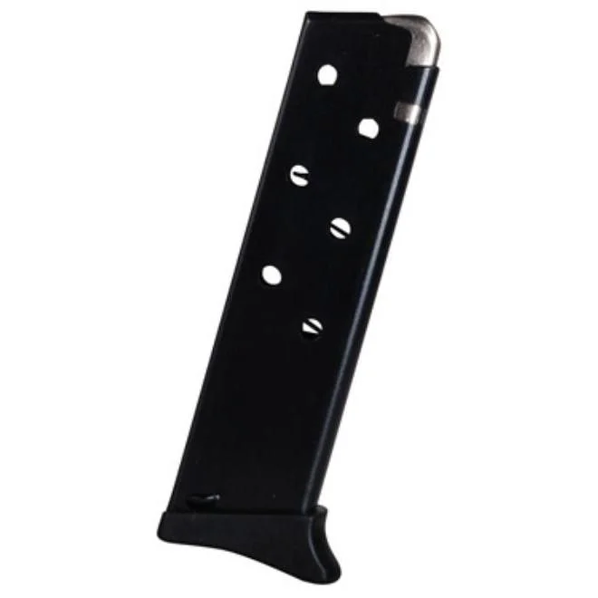 primary-31291 Bersa Thunder 380 Handgun Magazine, black angled view with extended finger rest