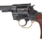 HENRY H17 DEADEYE black revolver, right-side view with brown bird's-head grip