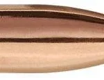 Sierra Hornet Varminter Rifle Bullets, side close-up of copper-colored bullet with rounded tip