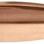 Sierra High Velocity Varminter rifle bullet, copper-colored side view with hollow point
