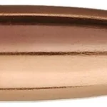 Sierra MatchKing Rifle Bullets, copper-coloured pointed bullet in side view