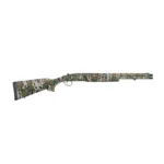 Mossberg Silver Reserve Eventide side view with camouflage stock, forearm and over-under barrels