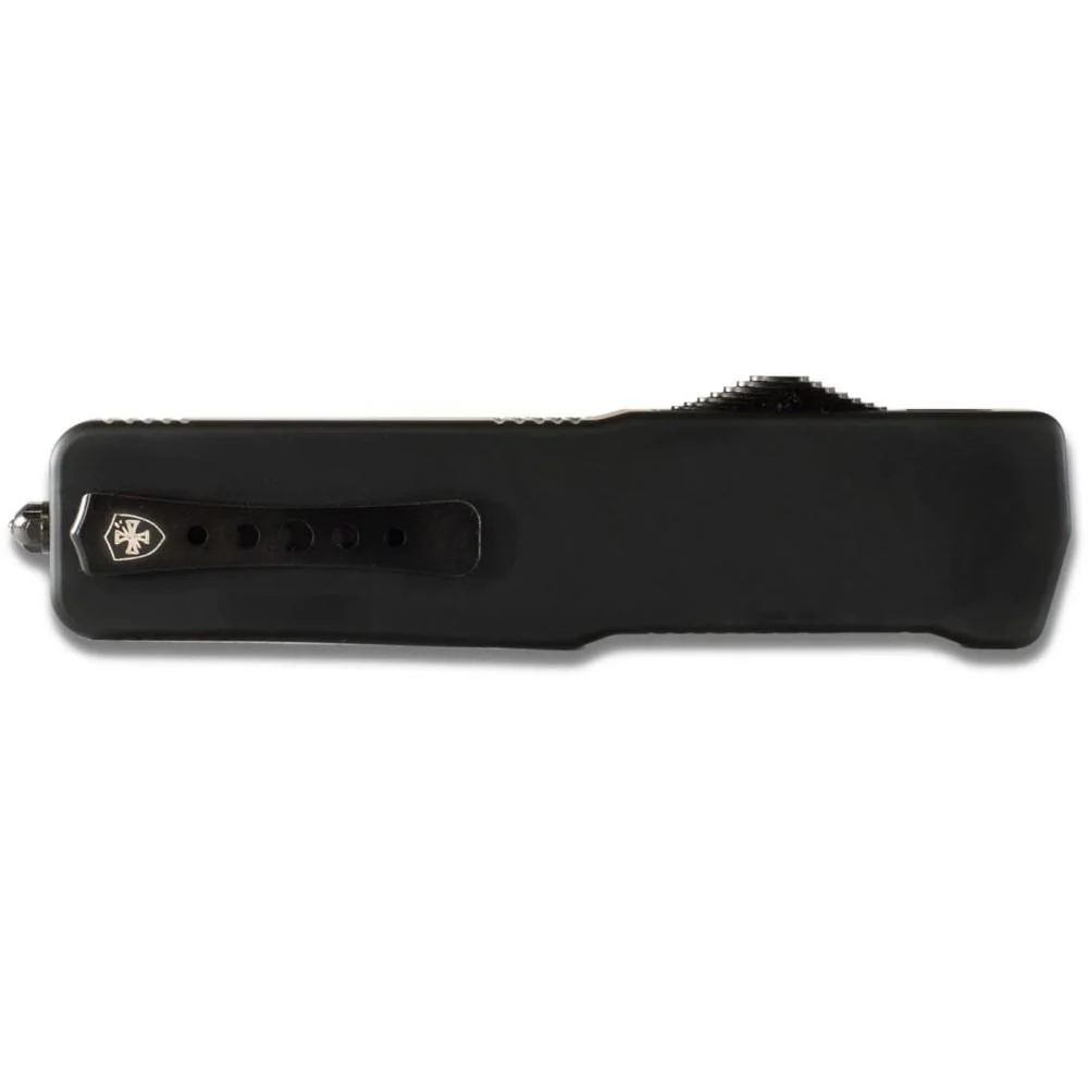 primary-31728 Templar Knife Templar Knives Premium Weighted Automatic Knife 3 1/2" Drop Point Blade Black